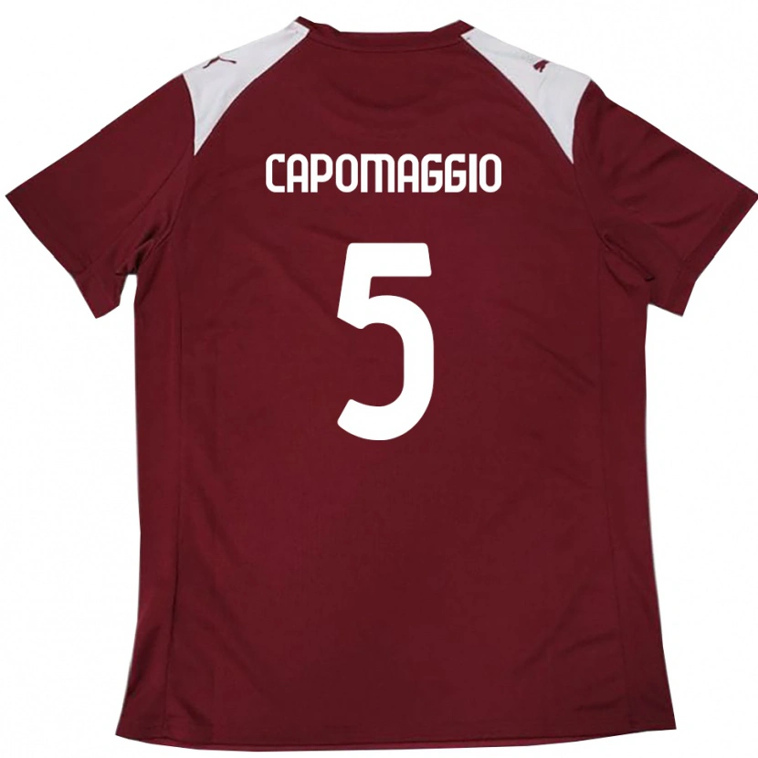Danxen Men Galo Capomaggio #5 Burgundy White Home Jersey 2025/26 T-Shirt