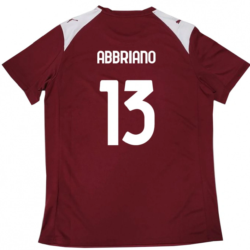 Danxen Men William Abbriano #13 Burgundy White Home Jersey 2025/26 T-Shirt