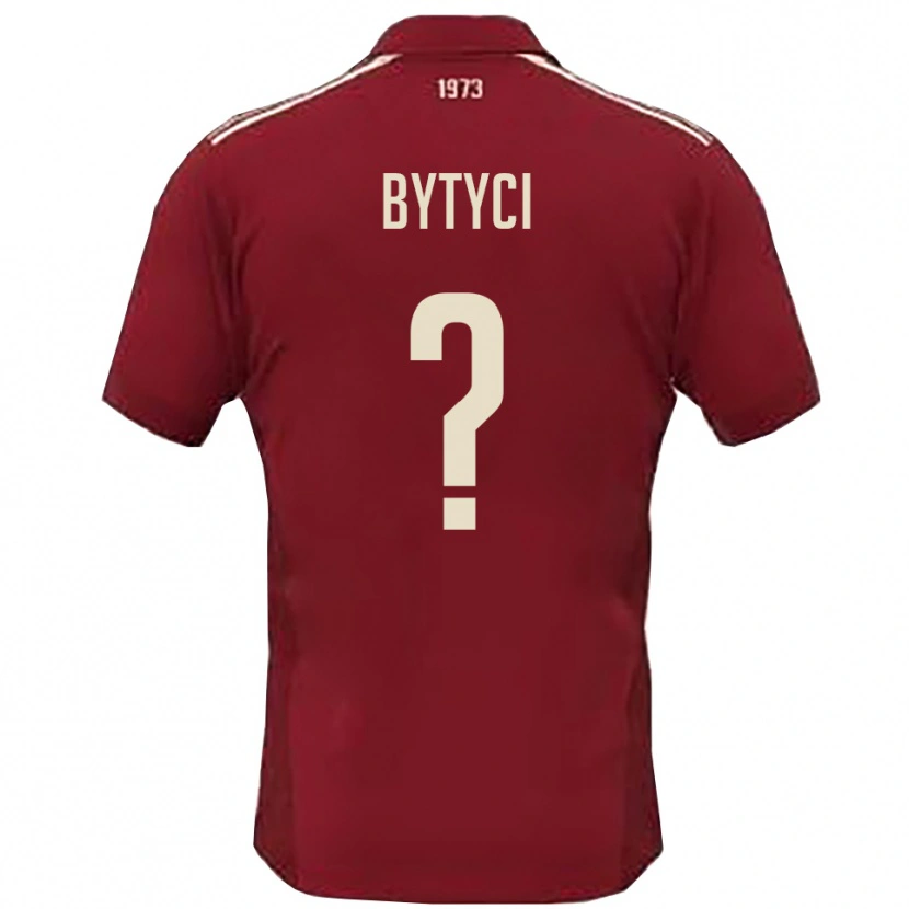 Danxen Men Arban Bytyci #0 Burgundy White Home Jersey 2025/26 T-Shirt
