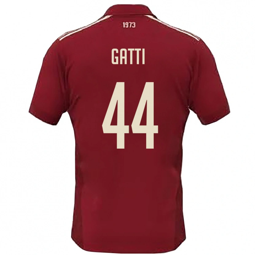 Danxen Men Riccardo Gatti #44 Burgundy White Home Jersey 2025/26 T-Shirt