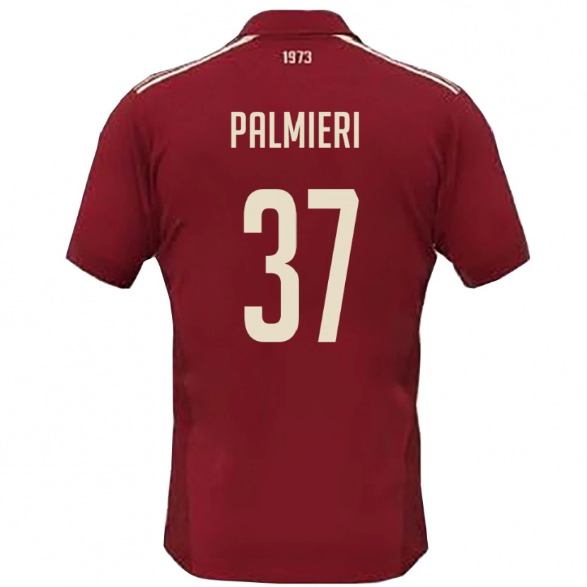 Danxen Men Riccardo Palmieri #37 Burgundy White Home Jersey 2025/26 T-Shirt