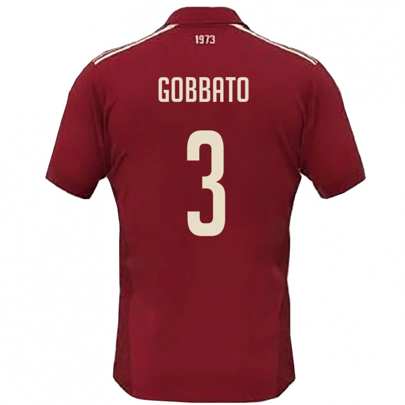 Danxen Men Michele Gobbato #3 Burgundy White Home Jersey 2025/26 T-Shirt
