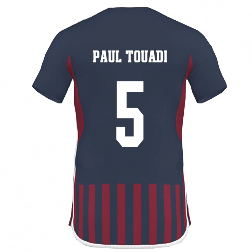 Danxen Men Jean Paul Touadi #5 Navy Red Home Jersey 2025/26 T-Shirt
