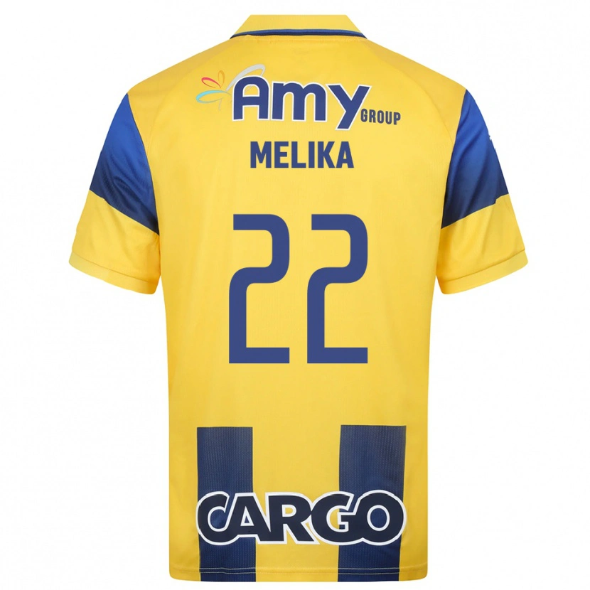 Danxen Men Ofek Melika #22 Yellow Navy Home Jersey 2025/26 T-Shirt