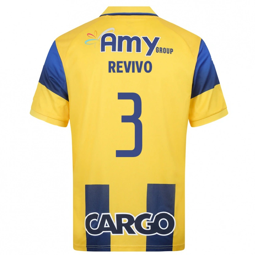 Danxen Men Roy Revivo #3 Yellow Navy Home Jersey 2025/26 T-Shirt