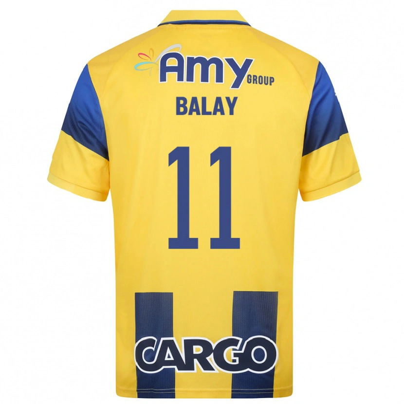 Danxen Men Yehuda Balay #11 Yellow Navy Home Jersey 2025/26 T-Shirt