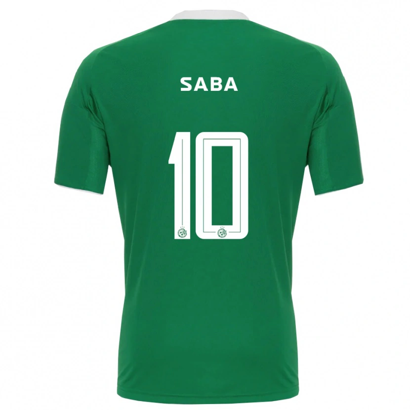 Danxen Men Dia Saba #10 Green White Home Jersey 2025/26 T-Shirt