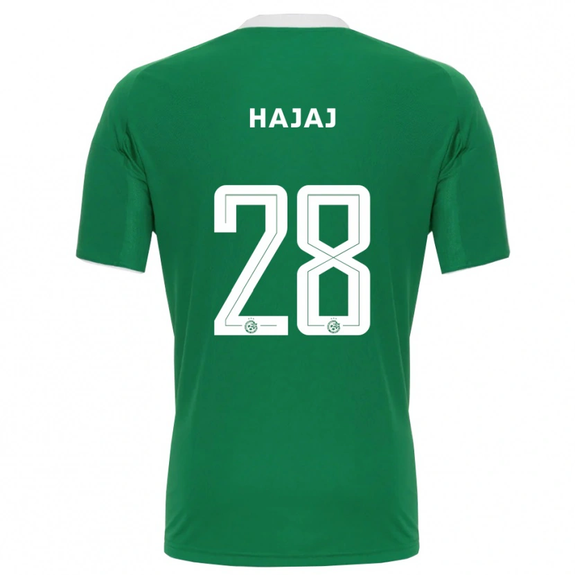 Danxen Men Ilay Hajaj #28 Green White Home Jersey 2025/26 T-Shirt