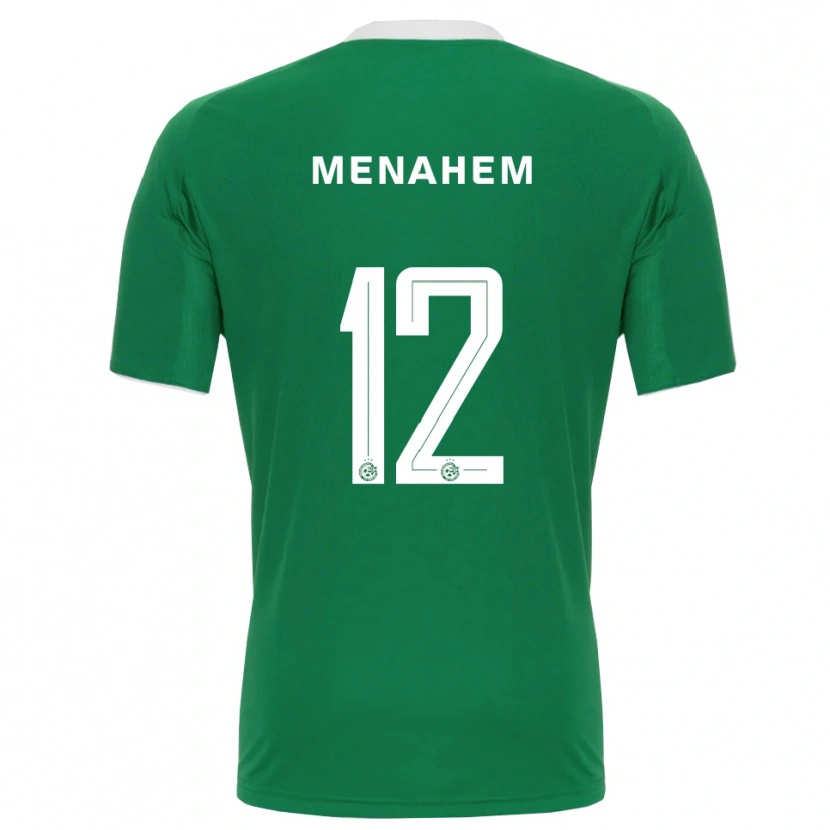 Danxen Men Sun Menahem #12 Green White Home Jersey 2025/26 T-Shirt
