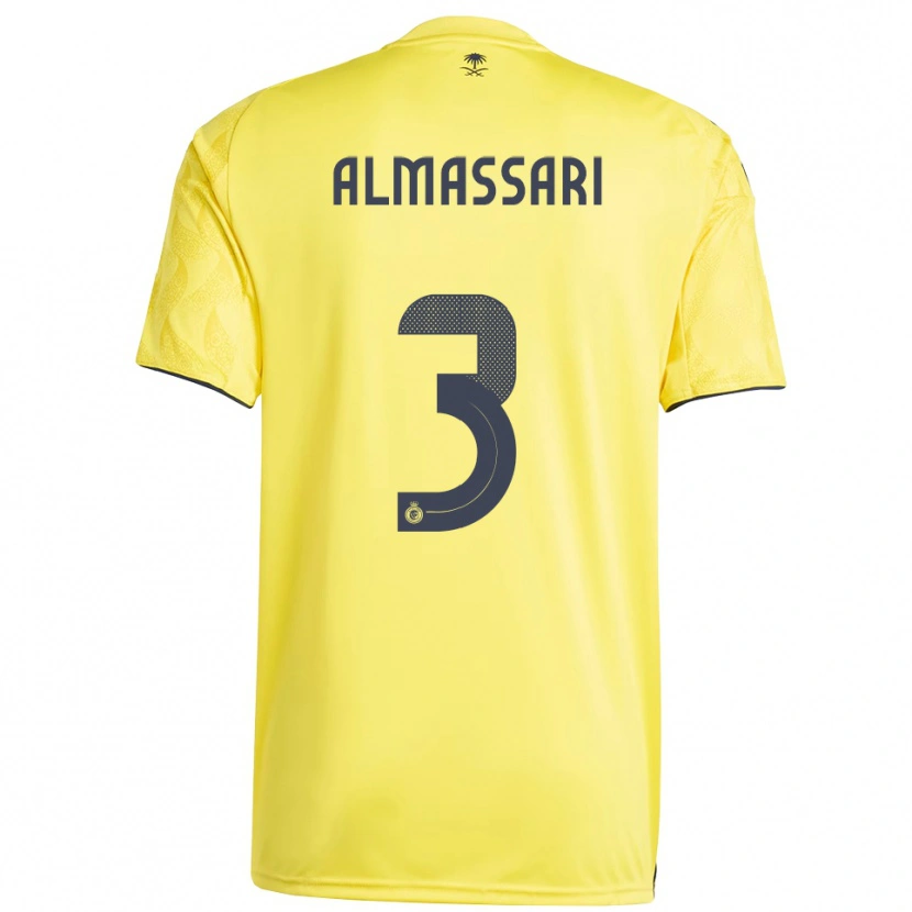 Danxen Men Wadha Almassari #3 Yellow Black Home Jersey 2025/26 T-Shirt