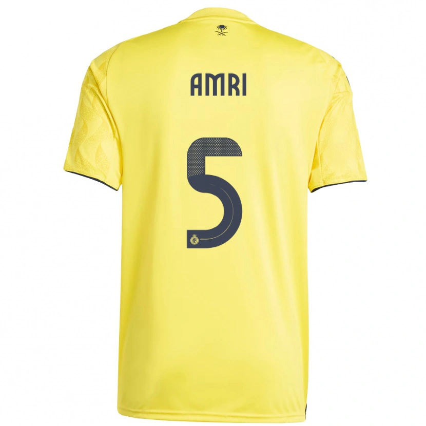 Danxen Men Abdulelah Al-Amri #5 Yellow Black Home Jersey 2025/26 T-Shirt