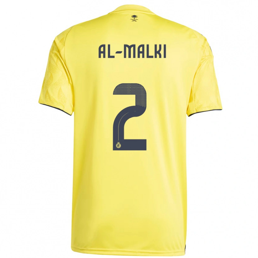 Danxen Men Reema Al-Malki #2 Yellow Black Home Jersey 2025/26 T-Shirt