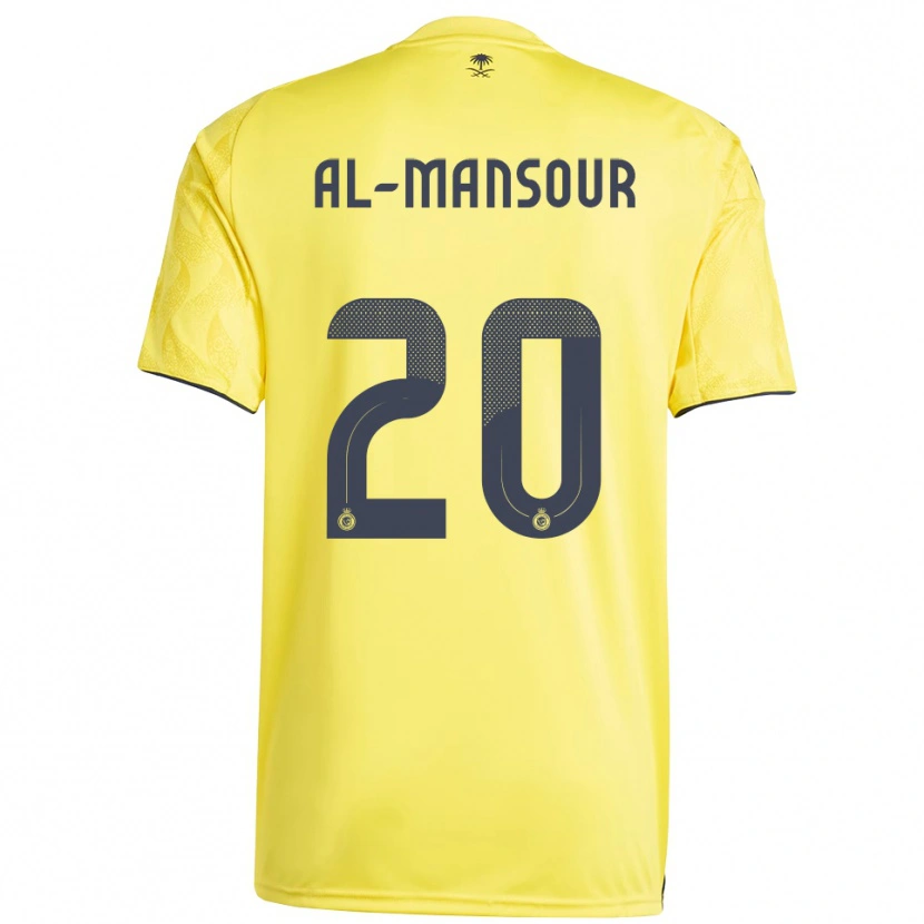 Danxen Men Hamad Al-Mansour #20 Yellow Black Home Jersey 2025/26 T-Shirt