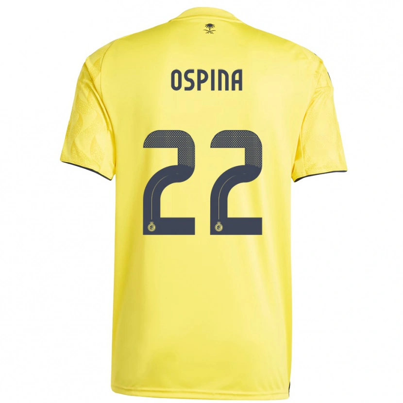 Danxen Men David Ospina #22 Yellow Black Home Jersey 2025/26 T-Shirt