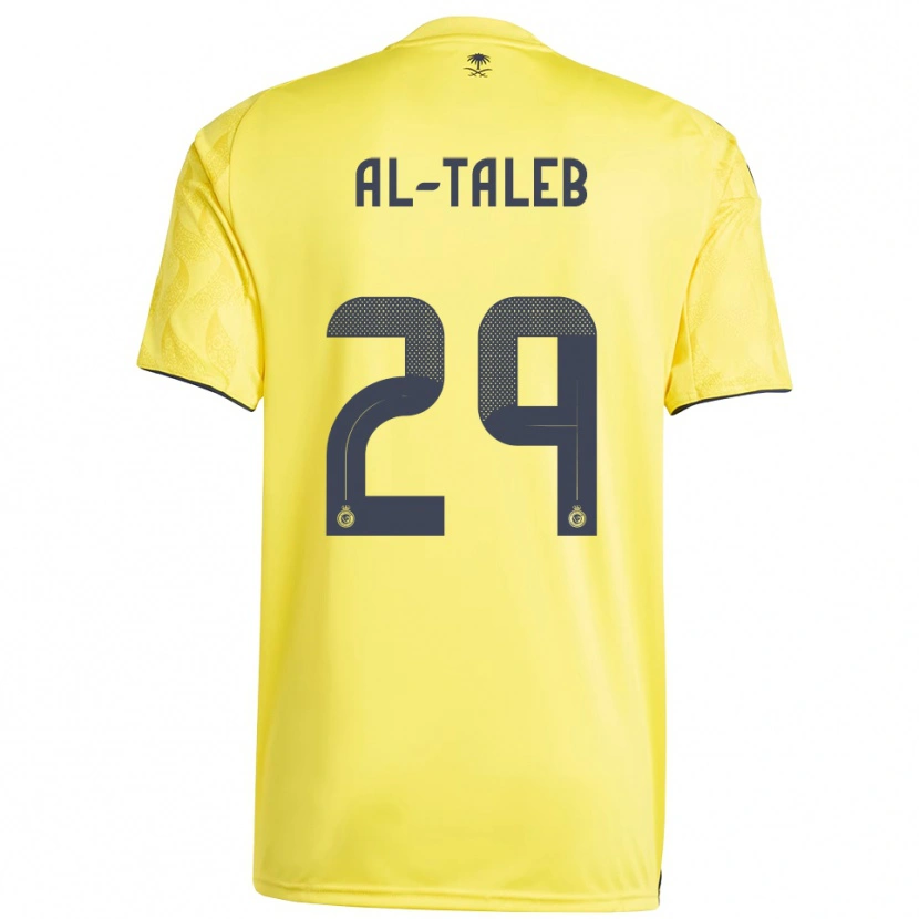 Danxen Men Fahad Al-Taleb #29 Yellow Black Home Jersey 2025/26 T-Shirt