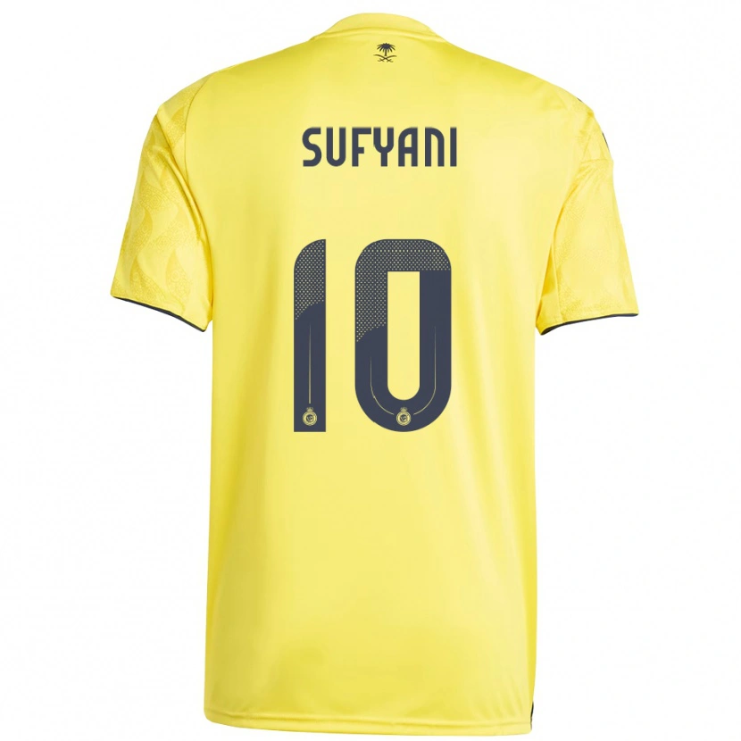 Danxen Men Abdulrahman Sufyani #10 Yellow Black Home Jersey 2025/26 T-Shirt