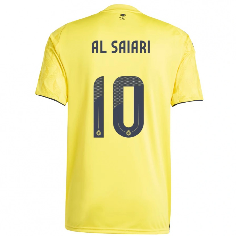Danxen Men Mubarkh Al-Saiari #10 Yellow Black Home Jersey 2025/26 T-Shirt