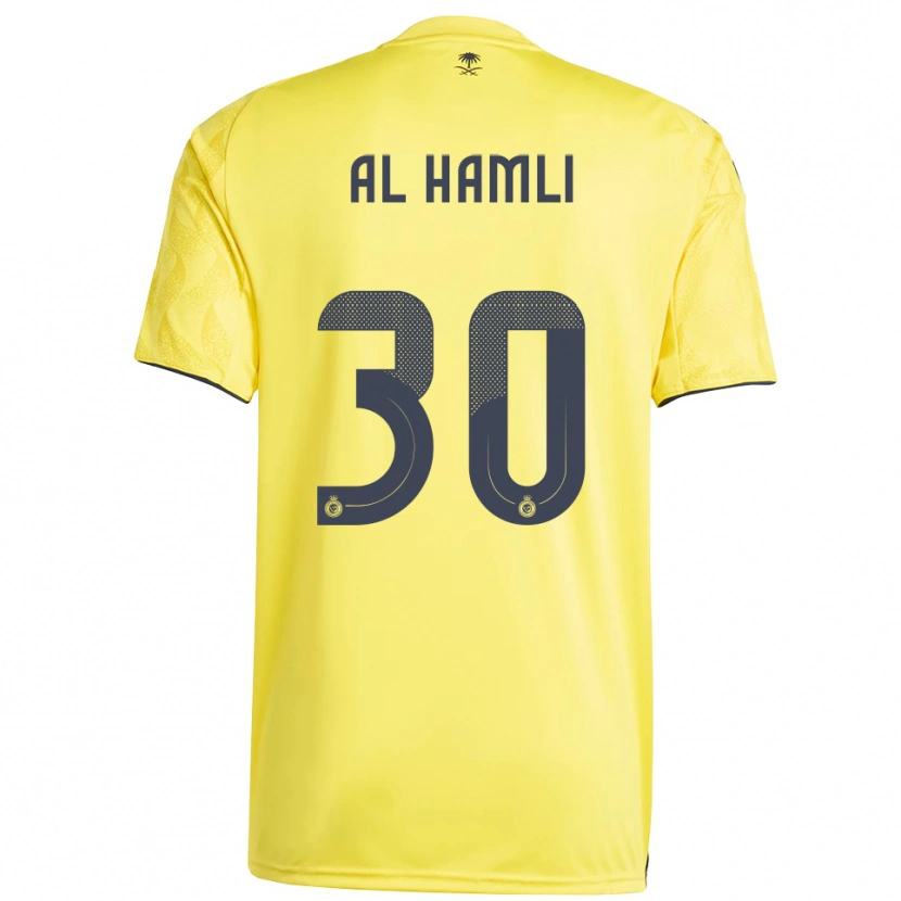Danxen Men Noura Al-Hamli #30 Yellow Black Home Jersey 2025/26 T-Shirt