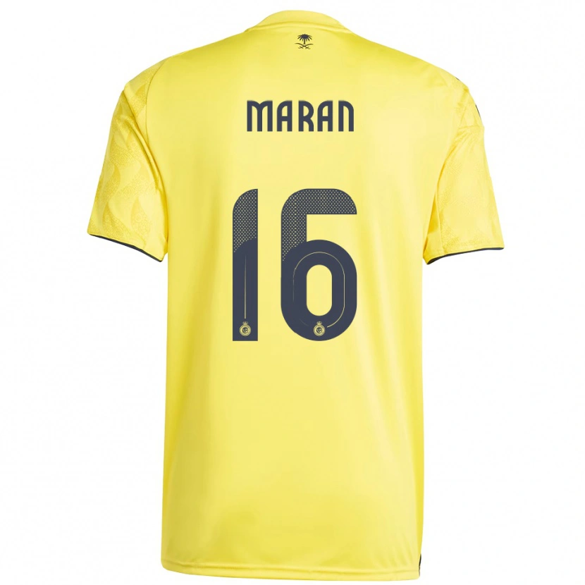Danxen Men Mohammed Marran #16 Yellow Black Home Jersey 2025/26 T-Shirt
