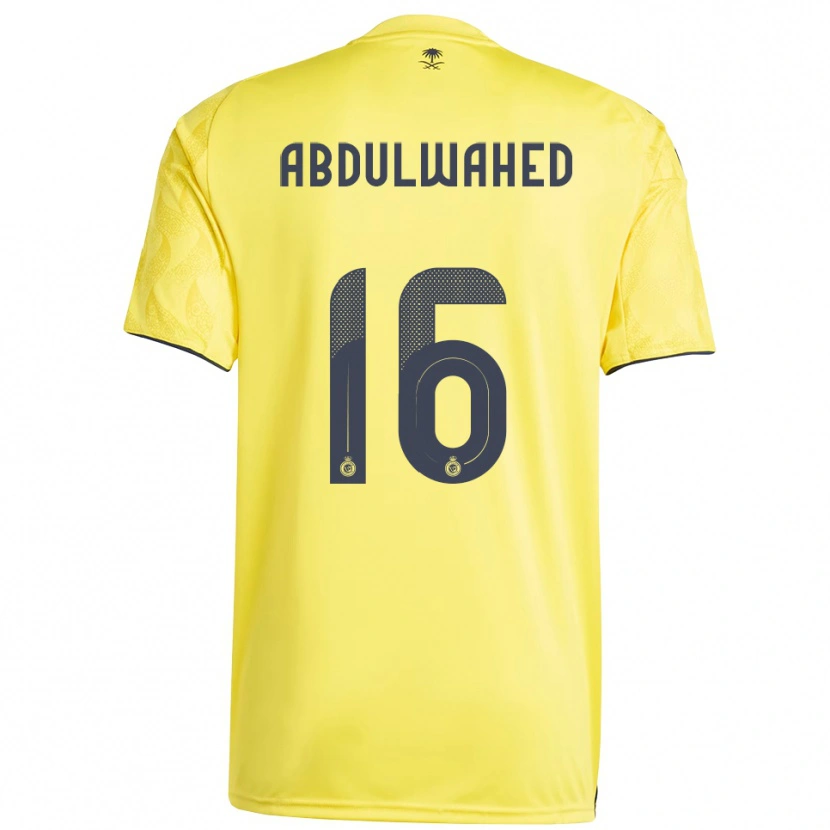 Danxen Men Ghader Abdulwahed #16 Yellow Black Home Jersey 2025/26 T-Shirt