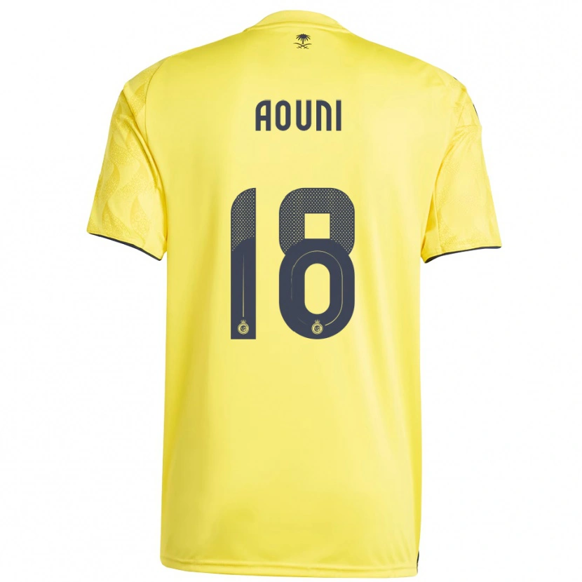 Danxen Men Samia Aouni #18 Yellow Black Home Jersey 2025/26 T-Shirt