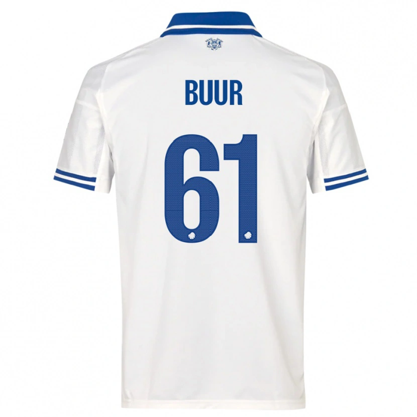 Danxen Men Oscar Buur #61 White Blue Home Jersey 2025/26 T-Shirt