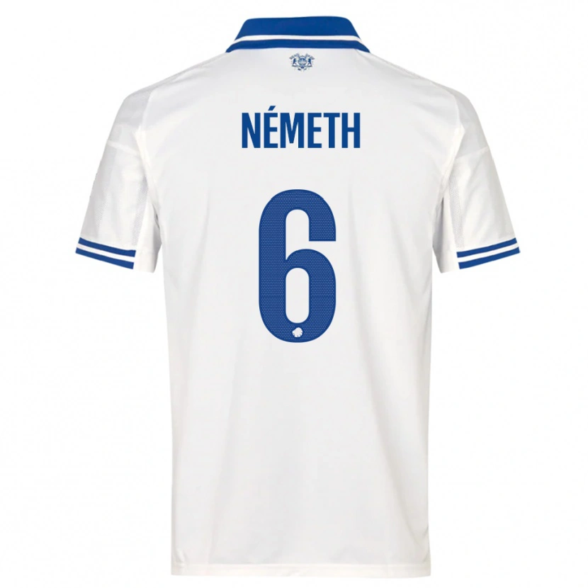 Danxen Men Hunor Németh #6 White Blue Home Jersey 2025/26 T-Shirt