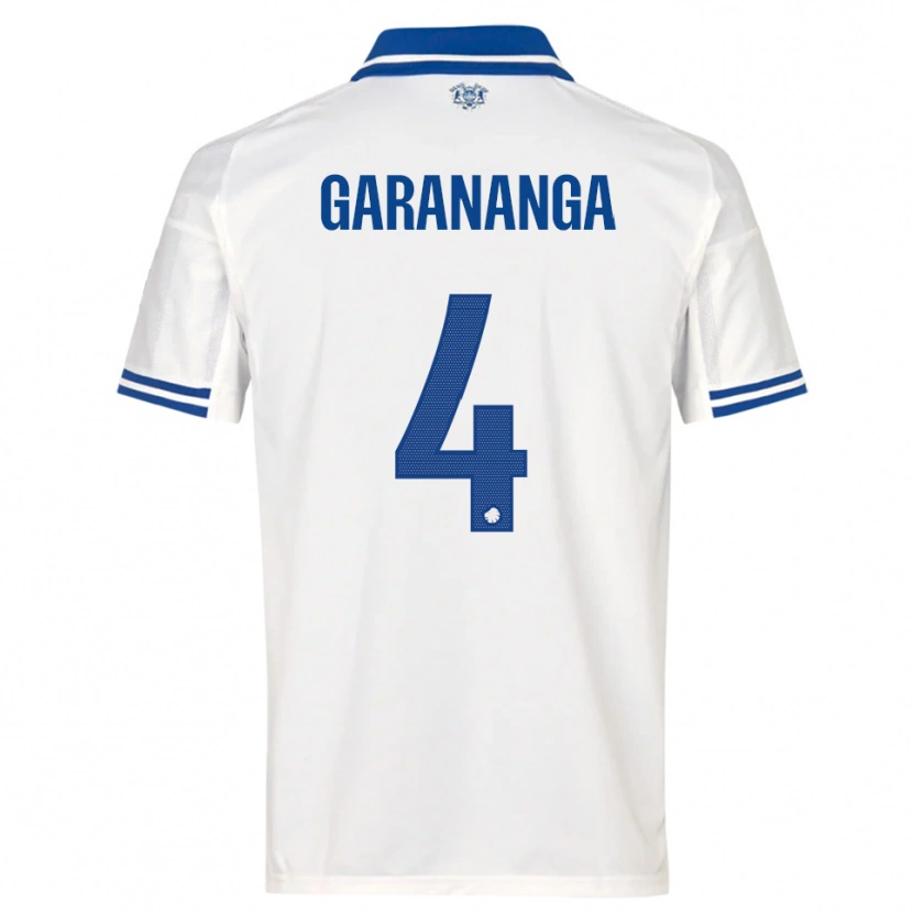 Danxen Men Munashe Garananga #4 White Blue Home Jersey 2025/26 T-Shirt