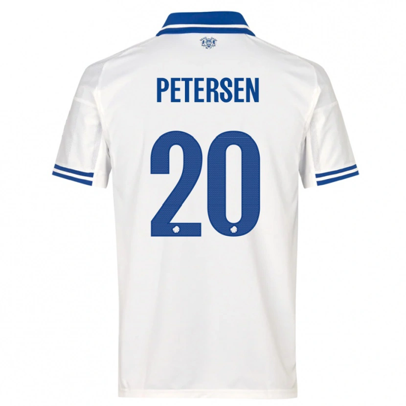 Danxen Men Frederik Petersen #20 White Blue Home Jersey 2025/26 T-Shirt