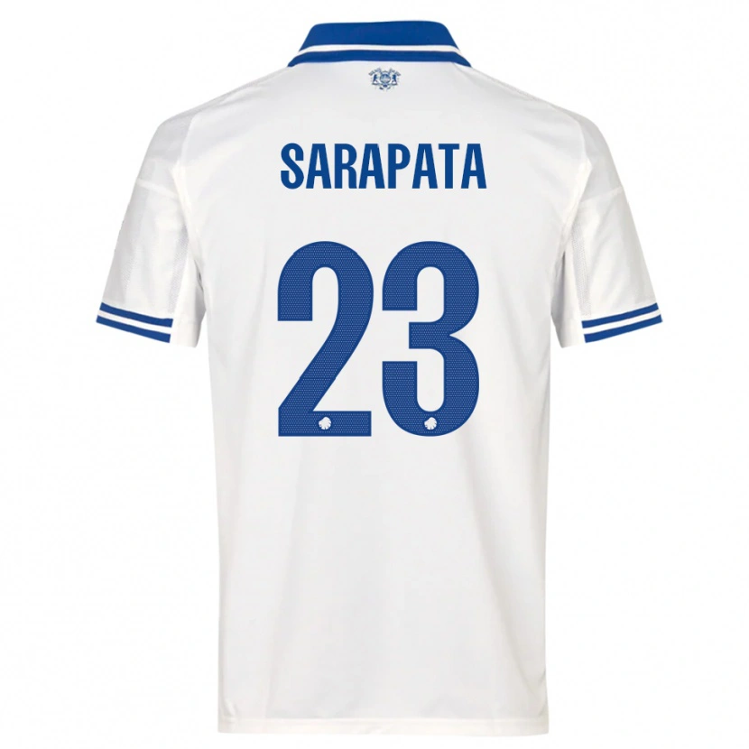 Danxen Men Dominik Sarapata #23 White Blue Home Jersey 2025/26 T-Shirt