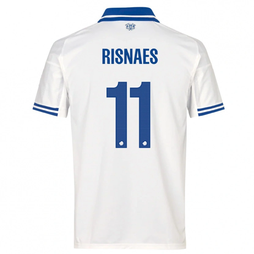 Danxen Men Roberto Risnaes #11 White Blue Home Jersey 2025/26 T-Shirt