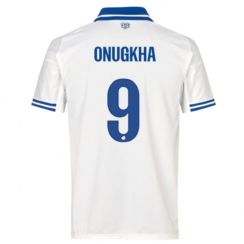 Danxen Men German Onugkha #9 White Blue Home Jersey 2025/26 T-Shirt
