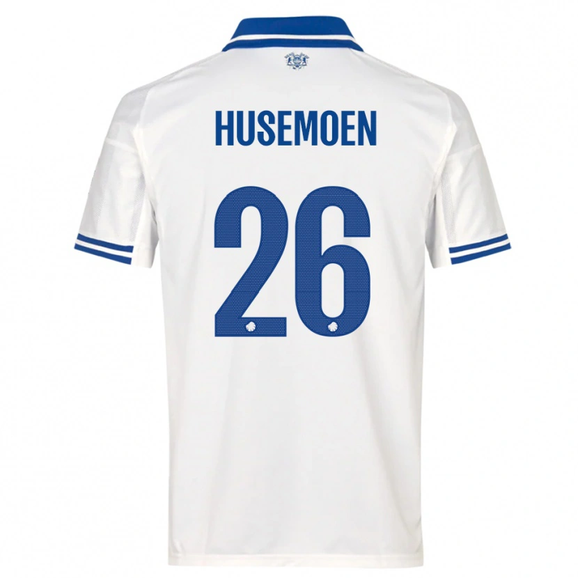 Danxen Men Astrid Husemoen #26 White Blue Home Jersey 2025/26 T-Shirt