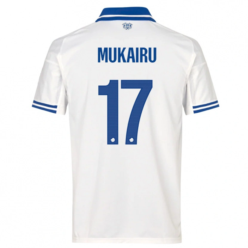 Danxen Men Paul Mukairu #17 White Blue Home Jersey 2025/26 T-Shirt