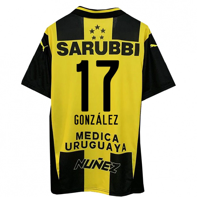 Danxen Men Luciano González #17 Yellow Black Home Jersey 2025/26 T-Shirt