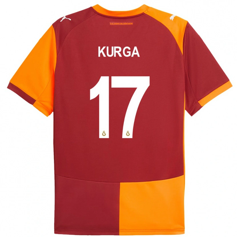 Danxen Men Handan Kurğa #17 Red Orange Home Jersey 2025/26 T-Shirt