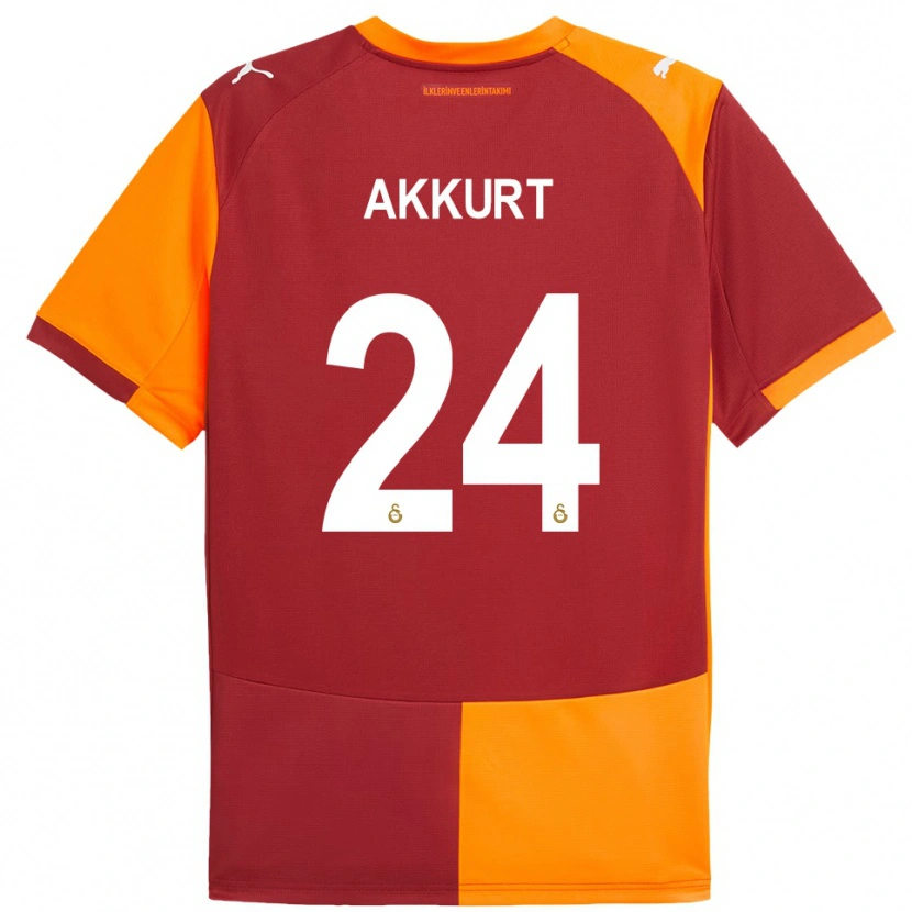 Danxen Men Arzu Akkurt #24 Red Orange Home Jersey 2025/26 T-Shirt