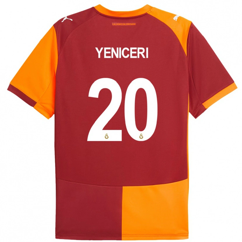 Danxen Men Berna Yeniçeri #20 Red Orange Home Jersey 2025/26 T-Shirt