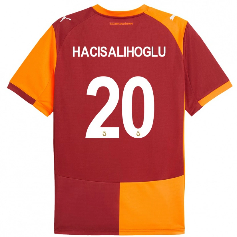 Danxen Men Arda Hacisalihoglu #20 Red Orange Home Jersey 2025/26 T-Shirt