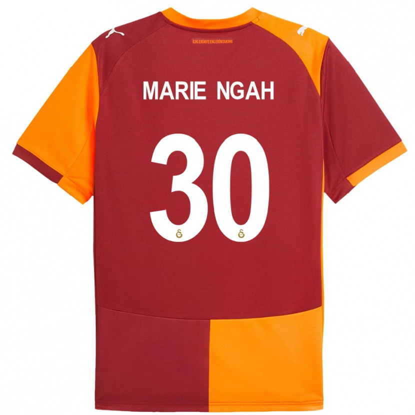 Danxen Men Marie Gisele Divine Ngah Manga #30 Red Orange Home Jersey 2025/26 T-Shirt