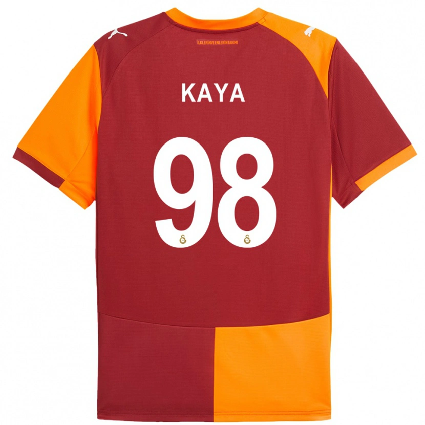 Danxen Men Eren Kaya #98 Red Orange Home Jersey 2025/26 T-Shirt