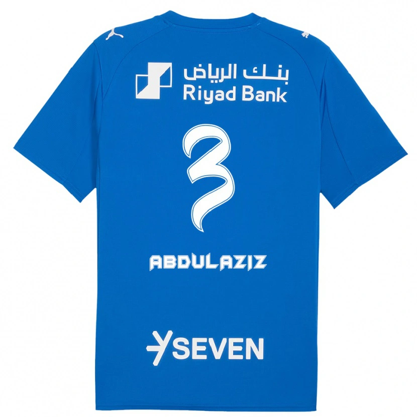 Danxen Men Al Jawhara Abdulaziz #3 Blue White Home Jersey 2025/26 T-Shirt