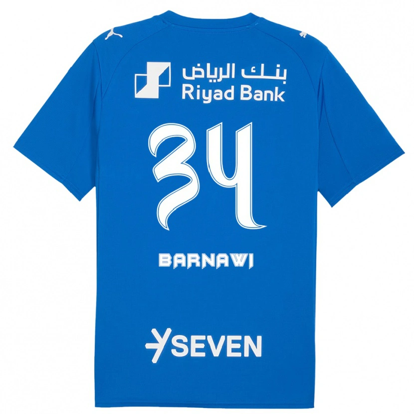 Danxen Men Saleh Barnawi #34 Blue White Home Jersey 2025/26 T-Shirt