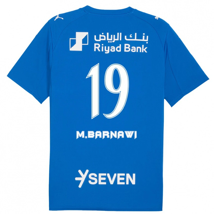 Danxen Men Mukhtar Barnawi #19 Blue White Home Jersey 2025/26 T-Shirt