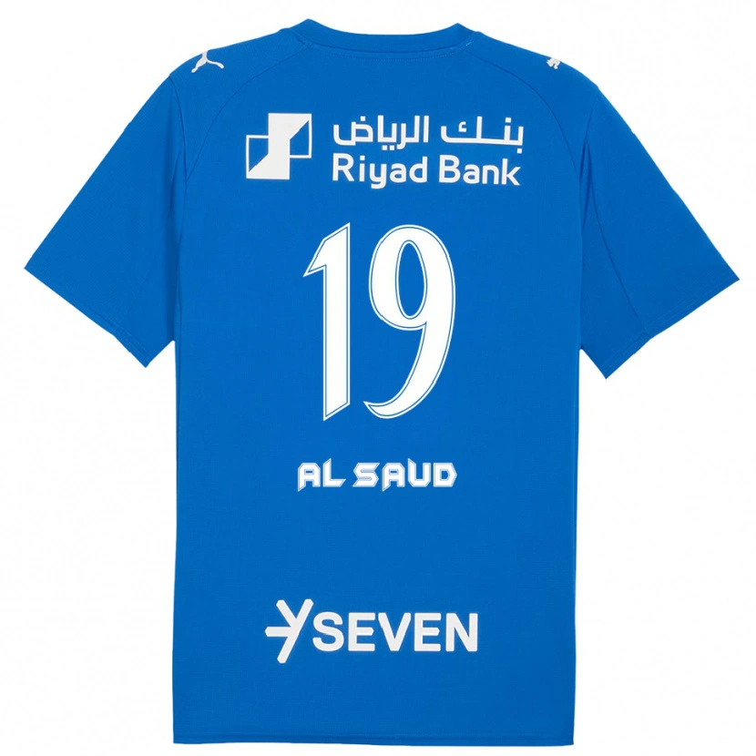 Danxen Men Manal Al Saud #19 Blue White Home Jersey 2025/26 T-Shirt