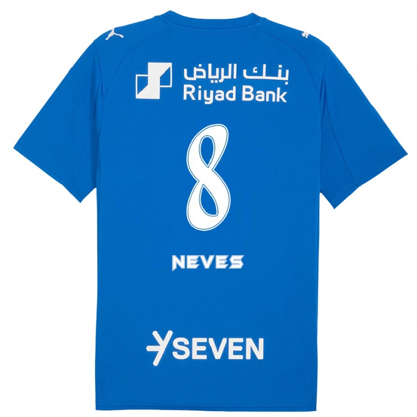 Danxen Men Rúben Neves #8 Blue White Home Jersey 2025/26 T-Shirt