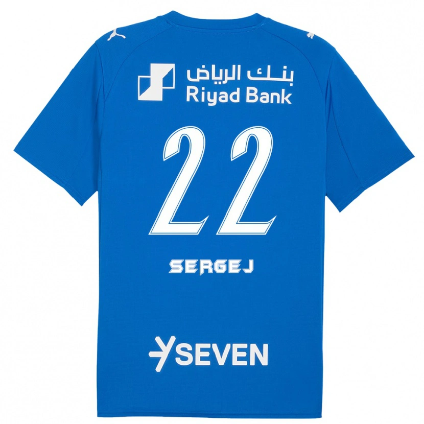 Danxen Men Sergej Milinković-Savić #22 Blue White Home Jersey 2025/26 T-Shirt