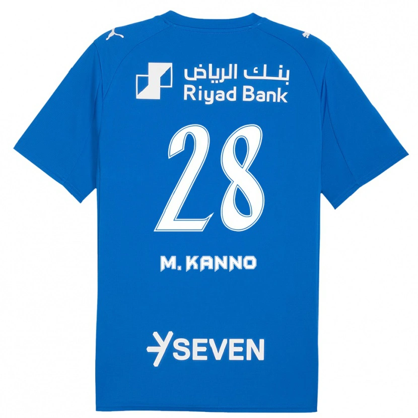 Danxen Men Mohamed Kanno #28 Blue White Home Jersey 2025/26 T-Shirt