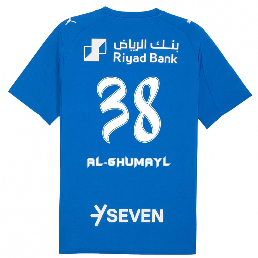 Danxen Men Turki Al-Ghumayl #38 Blue White Home Jersey 2025/26 T-Shirt