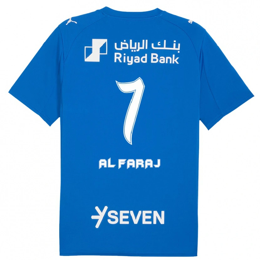 Danxen Men Salman Al-Faraj #7 Blue White Home Jersey 2025/26 T-Shirt